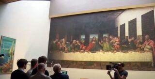 La réplica de la Cena en Bélgica podría haber sido «tocada» por Leonardo.