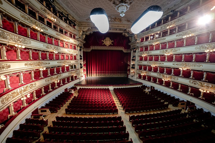 Fachada del Teatro alla Scala de Milán